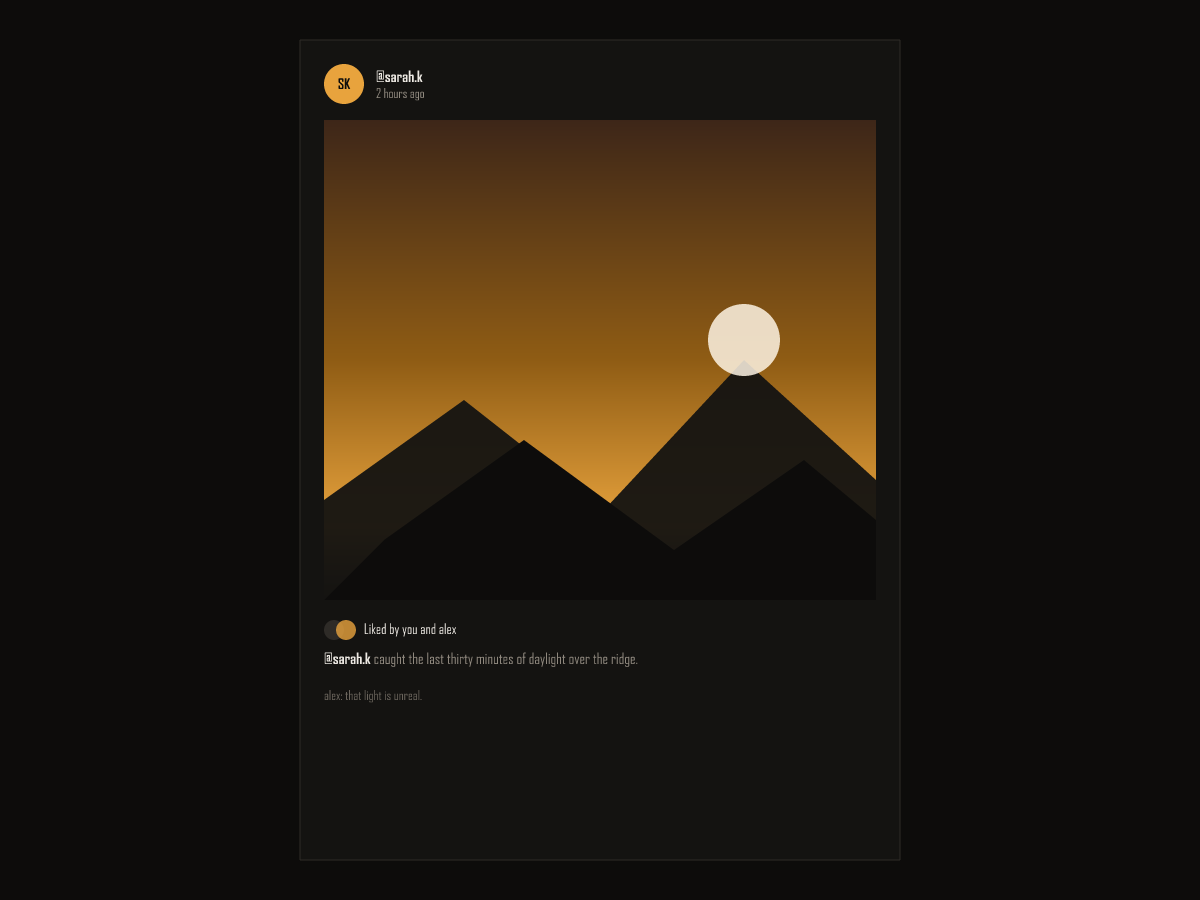 vevibe chronological feed with contextual social attribution